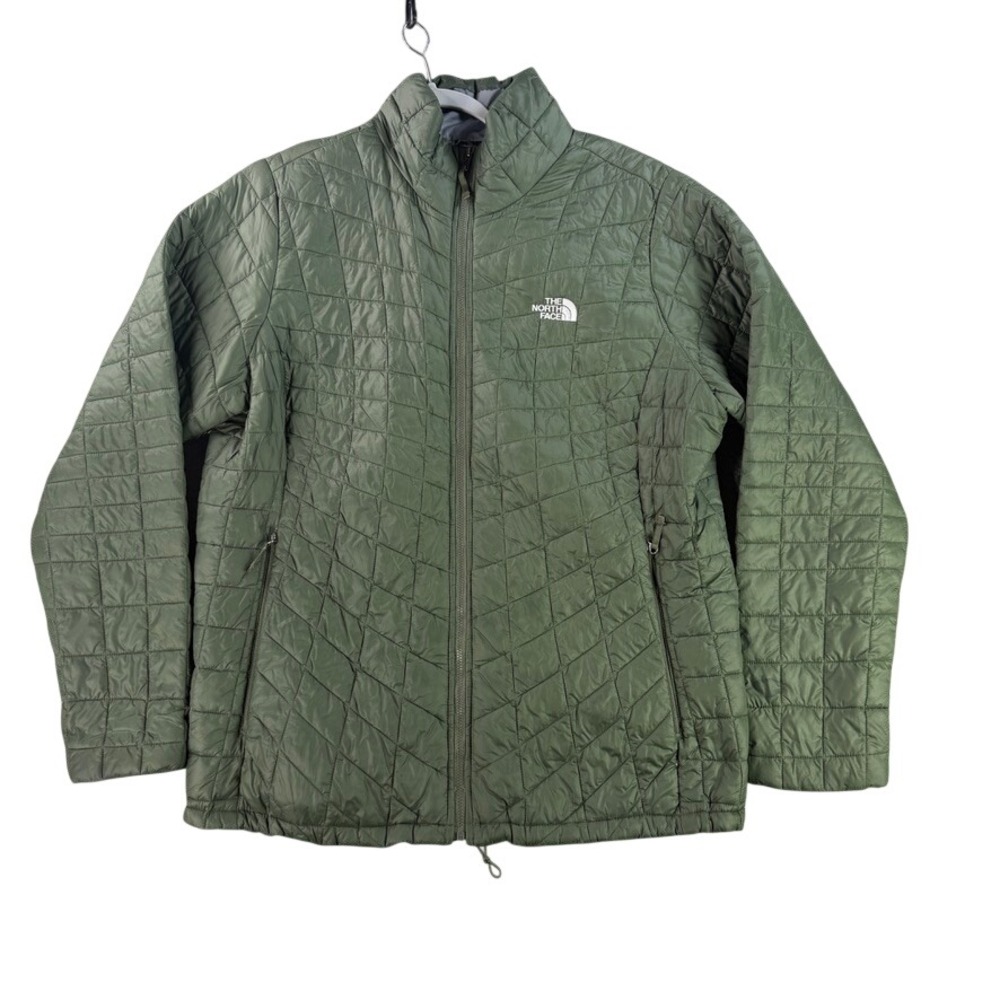 The North Face ThermoBall Eco Jacket Mens Large Green Quilted Puffer NF0A4QS3